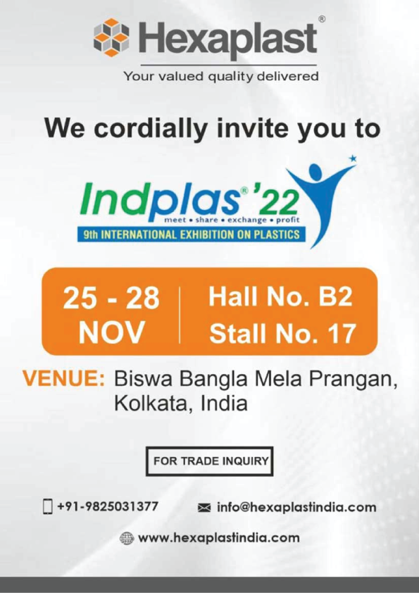 Hexaplast Indplas 2022 Exhibition